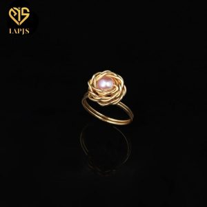 Nhẫn Handmade Ngọc trai Gold filled Loving Swirl SR-2216